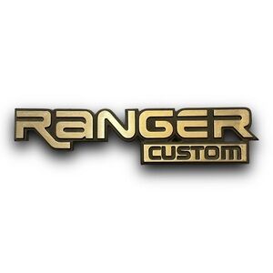 1989 90 91 92 Ford Ranger Custom Chrome Fender Emblem Badge Logo OEM